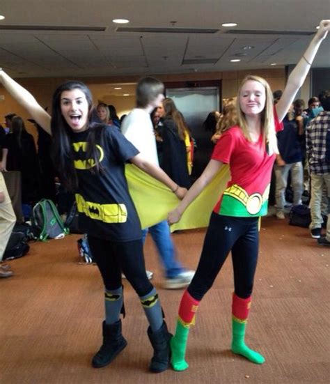 Best friend halloween costumes, batman and robin Last minute costumes ...