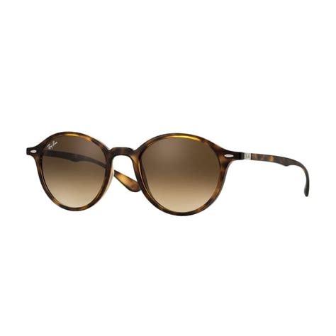 Ray Ban Online Store Round Liteforce Tortoise Sunglasses