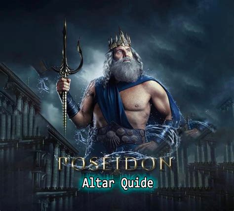 How Evoke Poseidon Poseidon Altar Guide Same Day Goddess Etsy