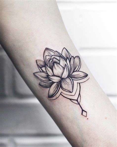 Traditional Lotus Tattoo