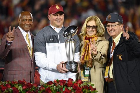 Rose Bowl trophy on victory tour as USC places No. 3 in final football ...