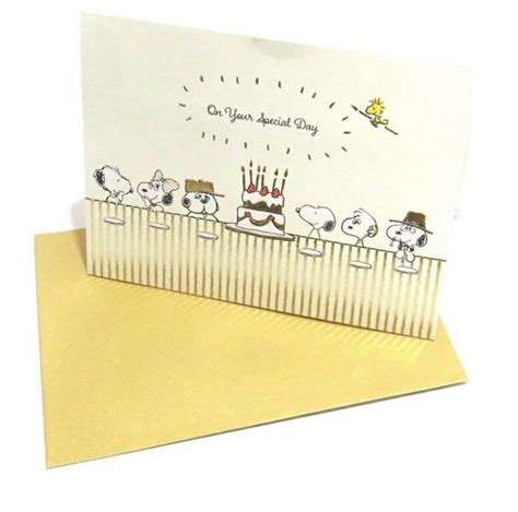 Peanuts Snoopy Birthday Card