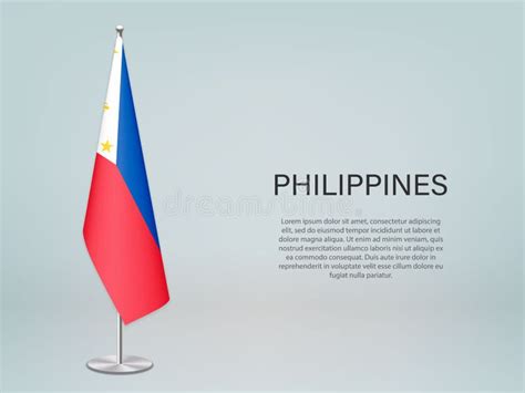 Philippines Flag Pole Stock Illustrations Philippines Flag Pole