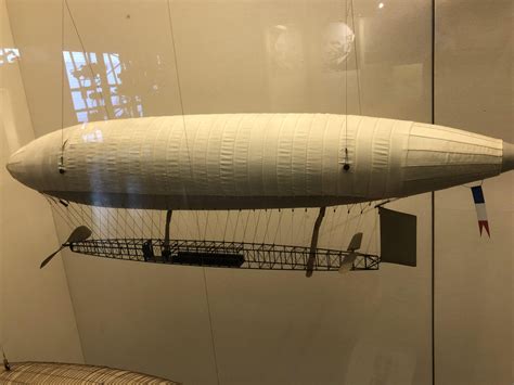 Model Of The 1884 La France Airship An Electric Driven Machine