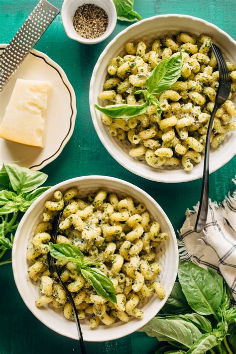 Easy Basil Walnut Pesto Recipe With Parsley Too Kitchen Konfidence