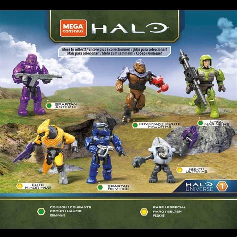 Mega Construx Halo Universe Blind Pack Figures Via Megaconstruxnews On