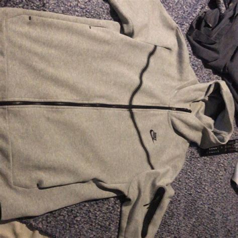 Nike tech fleece hoodie grey Bought couple months... - Depop