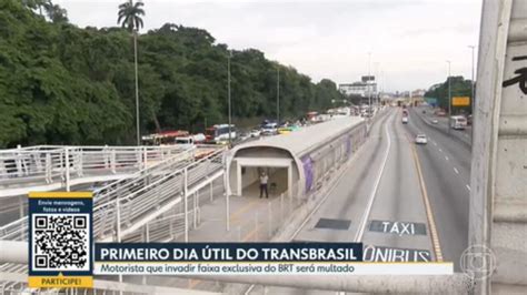 Vídeo BRT Transbrasil tem primeiro dia útil de funcionamento todas