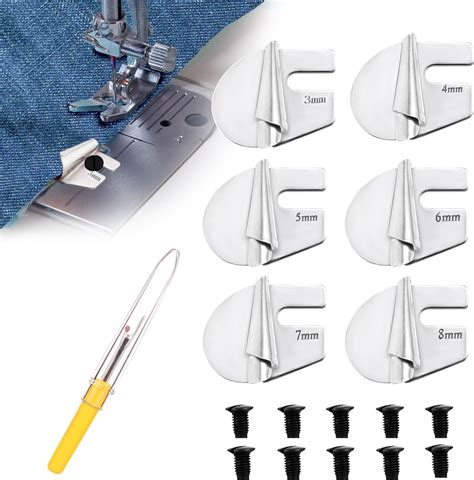 Amazon 6pcs Sewing Rolled Hemmer Foot 0 12 0 31 Inch Wide Narrow