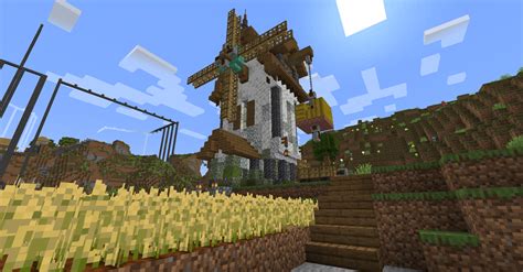 My Windmill Design : r/Minecraftbuilds