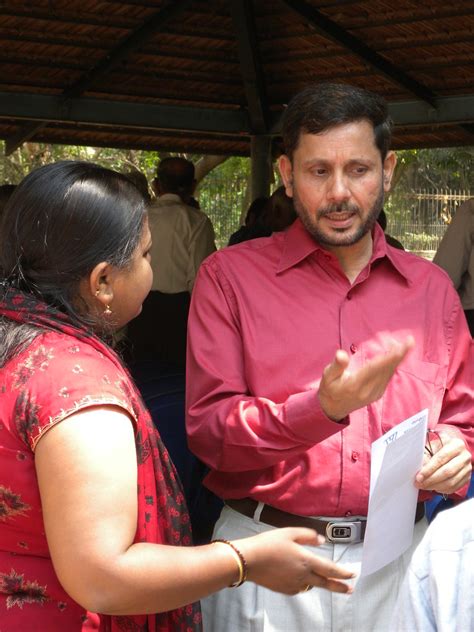 Bwssb Chairman P B Ramamurthy Interacts With A Citizen Flickr