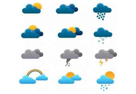 Weather Icons: 25 Free Sets of Vector and PNG Files to Download