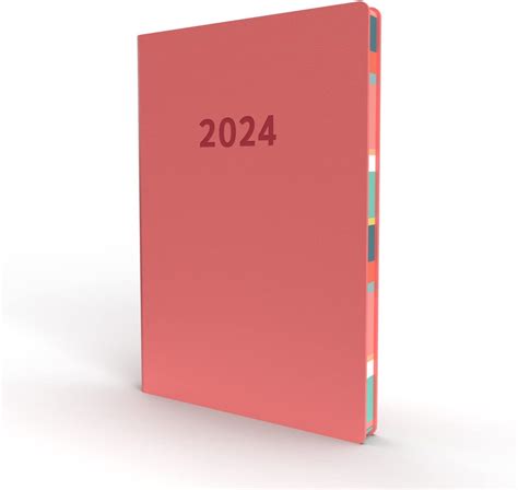 Collins Edge Mira 2024 Diary Week To A View Size A5 Pink Amazon