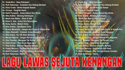 Kenangan Tak Terlupakan Kumpulan Lagu Lawas Indonesia Terbaik Untuk