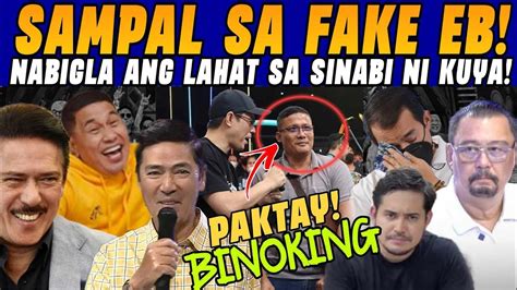 Matindi To Kakapasok Lang Eb Fake Bistado Wally Nag Sorry Na Sa Mga