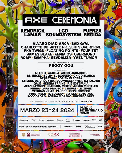 Axe Ceremonia 2024 cartel fecha sede boletos artistas y más