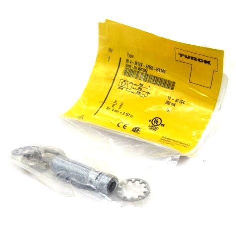 NEW TURCK BI4 M12K AP6X H1141 INDUCTIVE SENSOR 4607082 TURCK