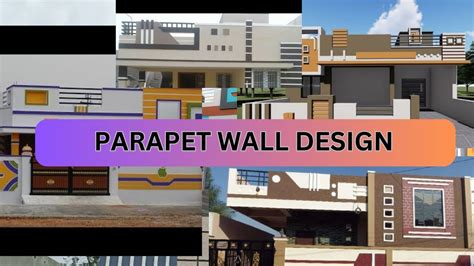 Top 5o Parapet Wall Design Parapet Wall Designs Youtube