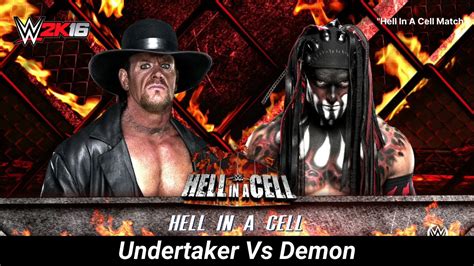 WWE 2K16 The Undertaker Vs The Demon Finn Balor HIAC Match