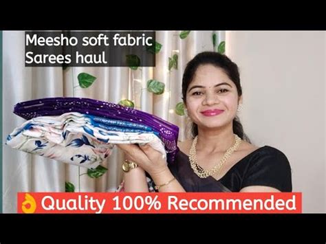 Meesho Sarees In Low Budget Quality 100 Recommended Meesho YouTube