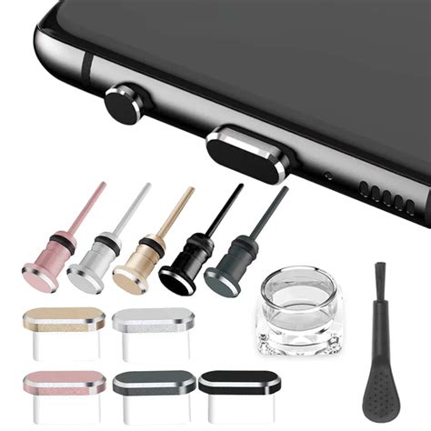 Bouchons Anti Poussi Re Universels De Type C Pour T L Phone Portable