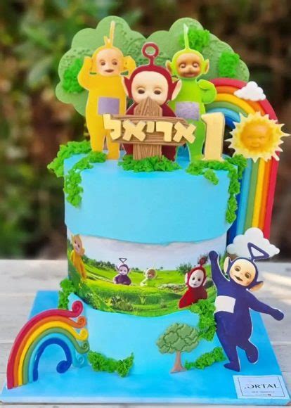 30 Cute Teletubbies Cake Ideas Lovely Sun Over The Rainbow