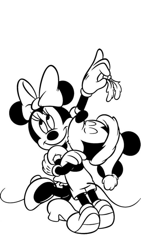 Topolino Bacio Minnie Da Colorare Scarica Stampa O Colora Subito Online