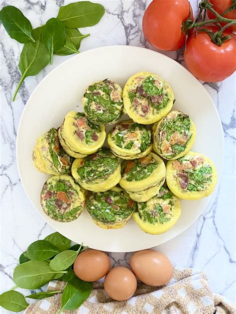 Spinach Egg Muffins - Lean Bellas Kitchen