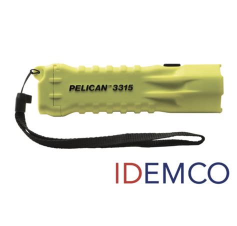 Pelican 3315 Led Flashlight 160 Lumens Safety Rated Yellow 033150