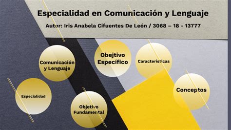 Especialidad En Comunicación Y Lenguaje By Iris Cifuentes On Prezi