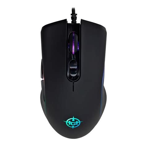 Kit Mouse E Mousepad Mouse Gamer Tgt Bizon Rainbow Rgb Es