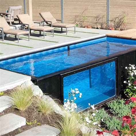 This Company Repurposes Shipping Containers Into Swimming Pools For The