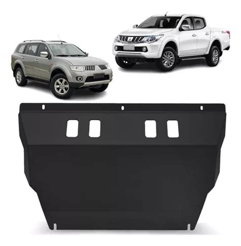 Peito De Aço Preto Fosco Mitsubishi L200 Triton 2012 2013