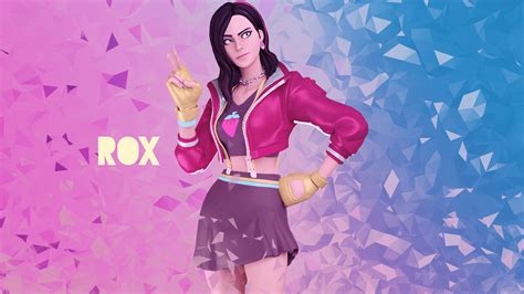 Rox Fortnite Skin Wallpaper