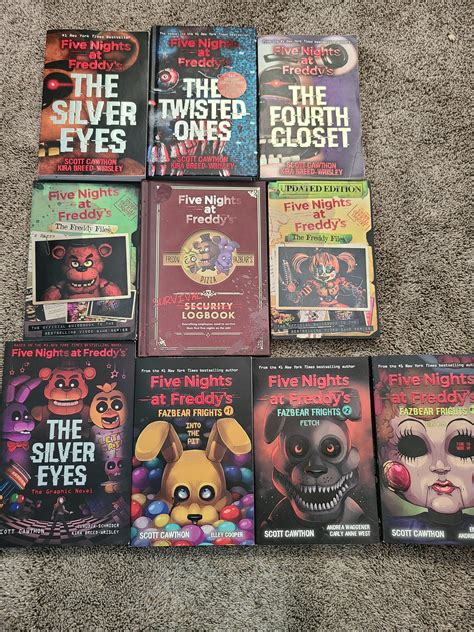 All fnaf books up to date : r/fivenightsatfreddys