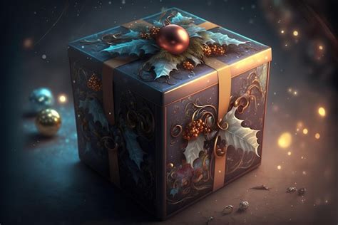 Premium Photo | Mysterious gift box for present
