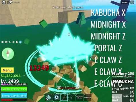 BLOX FRUITS ELECTRIC CLAW MIDNIGHT BLADE ONE SHOT COMBO YouTube