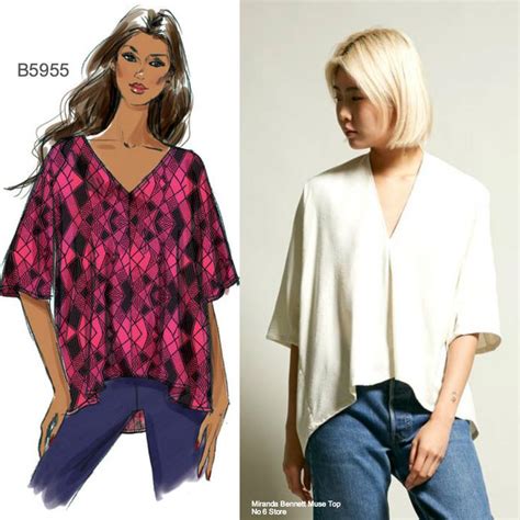 Sew The Look Butterick B Top Pattern Sewing Tops Sew Fabulous