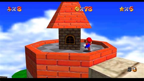 Super Mario 64 1080 Course 2 Whomps Fortress Star 02 To The Top Of The