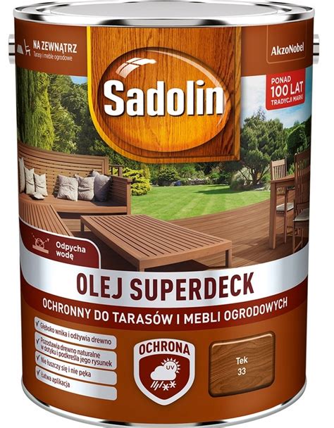 Sadolin Superdeck Olej Do Drewna Tek L Cena Opinie