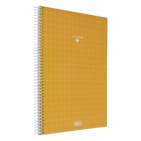 Caderno 200mm X 275mm - Caderno Capa Dura Espiral Académie Tilibra 200mm x 275mm 80 Folhas ...