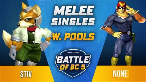 Stiv Fox Vs N Ne Captain Falcon Melee Singles Losers Top