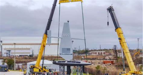 Austal Launches Sail Powered Drone Vessel Built For The U S Navy