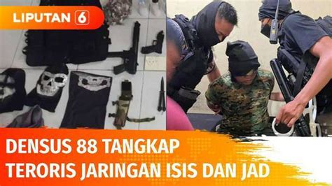 VIDEO Densus 88 Ringkus 3 Teroris Jaringan ISIS Dan JAD Di Kalimantan