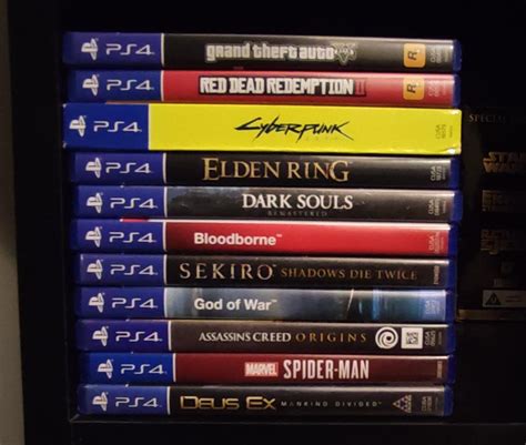 My Ps4 Games Collection Is Almost Complete Rgaming