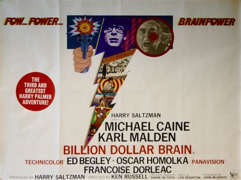 Billion Dollar Brain - Vintage Movie Posters