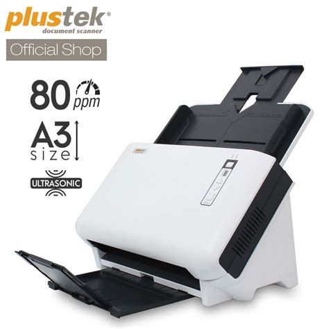 Plustek Scanner SmartOffice SC8016U 80 Lembar Menit A3 SIPLah