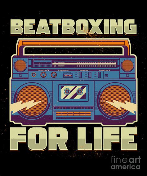 Beatboxing For Life Rap Hiphop Beatboxer Dj T Digital Art By Thomas