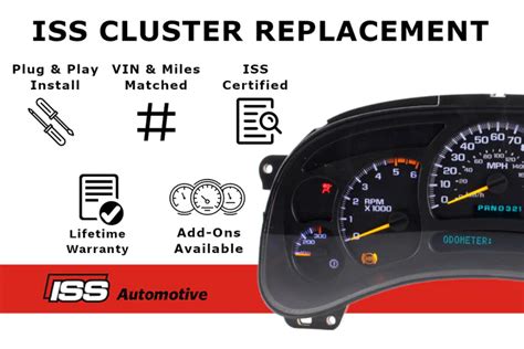 2007 2014 Chevy Silverado Instrument Cluster Replacement Iss Auto