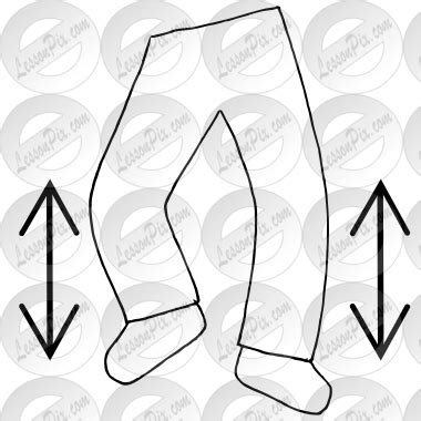 Stomp Feet Outline for Classroom / Therapy Use - Great Stomp Feet Clipart